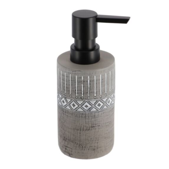 Distributeur à savon Ciment 160ml gris - TENDANCE