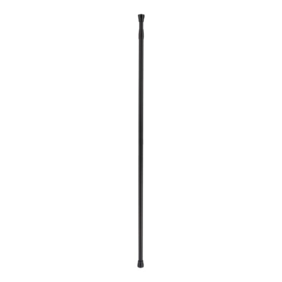 Barre de douche aluminium 110-200 cm noir mat - TENDANCE