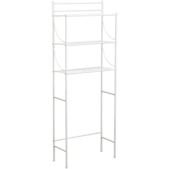 Meuble métal 3 tablettes blanc - TENDANCE