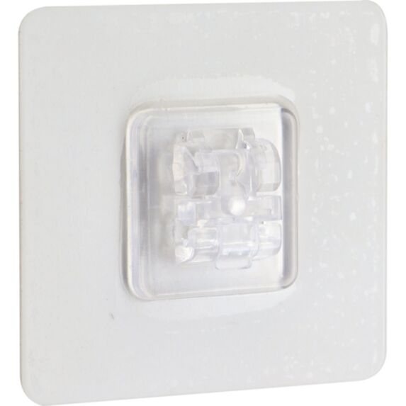 Carte adhésive PVC + crochet Transparent 0,10cm - TENDANCE