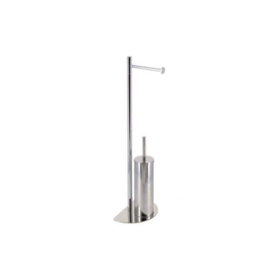 Dérouleur et brosse WC métal/acier inoxydable - TENDANCE