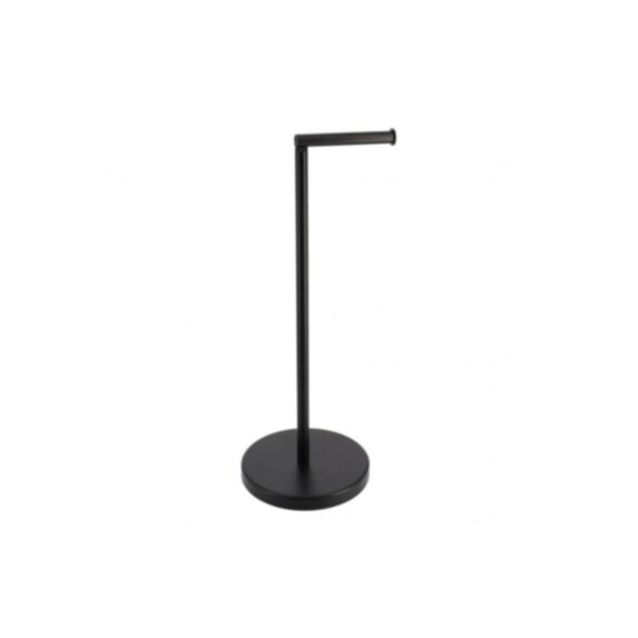 Réserve et derouleur papier WC métal/noir - TENDANCE