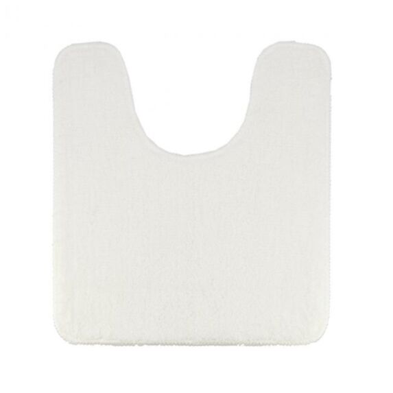 Tapis microfibre 45 x 50 cm blanc - TENDANCE