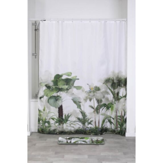 Rideau de douche polyester 180 x 200 cm Oasis - TENDANCE