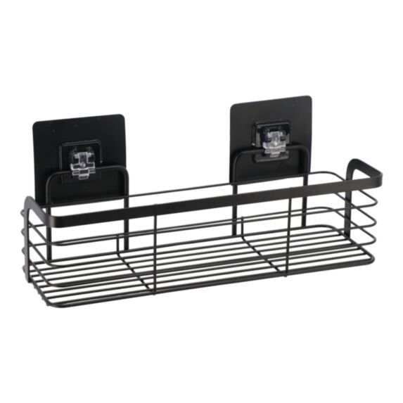 Panier rectangulaire métal noir mat 11cm - TENDANCE