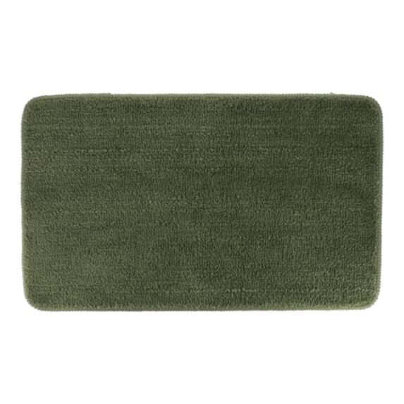 Tapis de salle de bain kaki