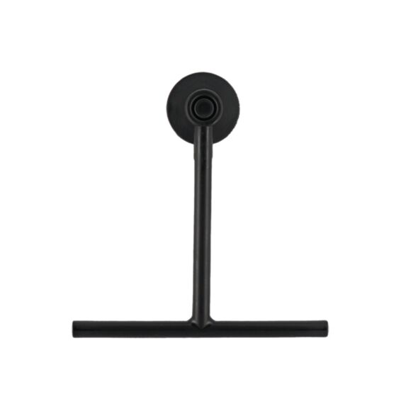Raclette de douche sur ventouse 3cm Noir - TENDANCE