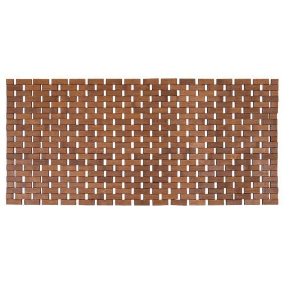 Caillebotis bambou antidérapant 45x100cm marron - TENDANCE
