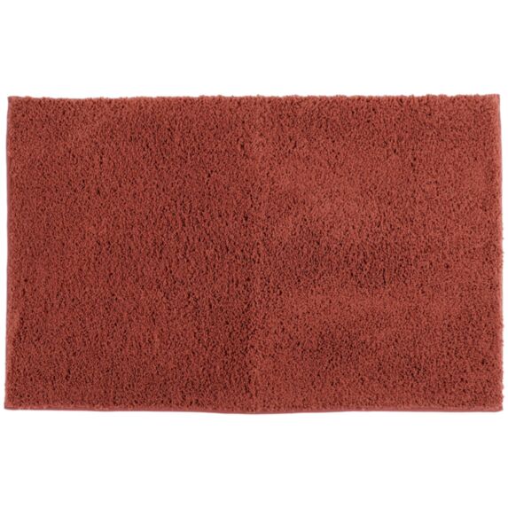 Tapis polyester 50x80cm terracotta - TENDANCE