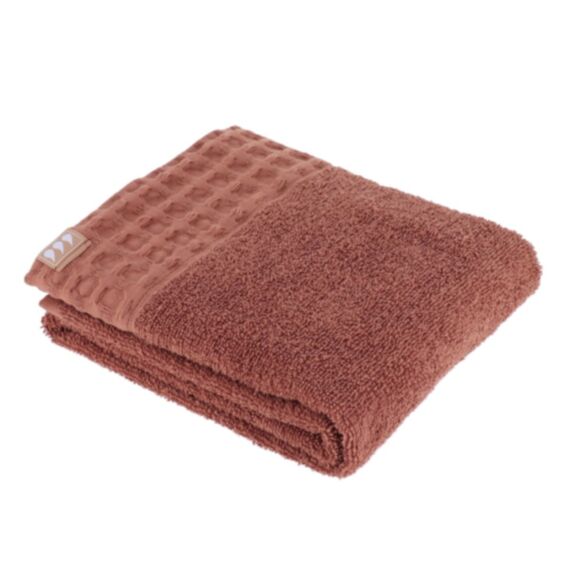 Serviette de toilette 50 x 90 cm 100% coton ambre - TENDANCE
