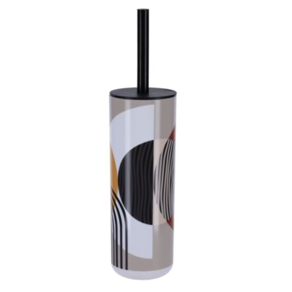 Brosse WC PS imprimée avec couvercle Trendy - TENDANCE
