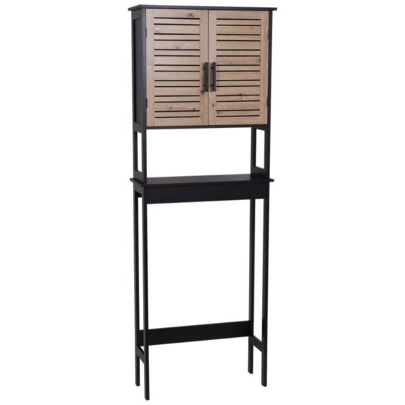 Meuble dessus WC Bergen MDF 179x23x23cm Bois naturel - TENDANCE