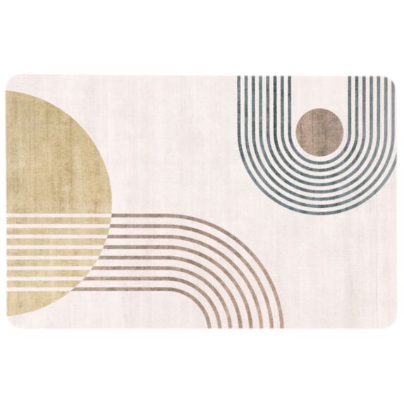 Tapis diatomite Imagine 60x60cm Multicolore - TENDANCE