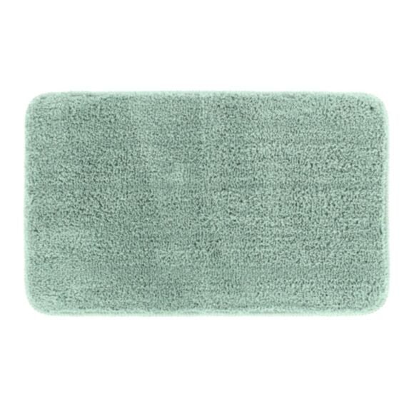 Paillasson microfibre 45x75cm vert eucalyptus - TENDANCE