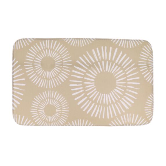 Tapis microfibre imprimé 45 x 75 cm Ethnic spirals - TENDANCE