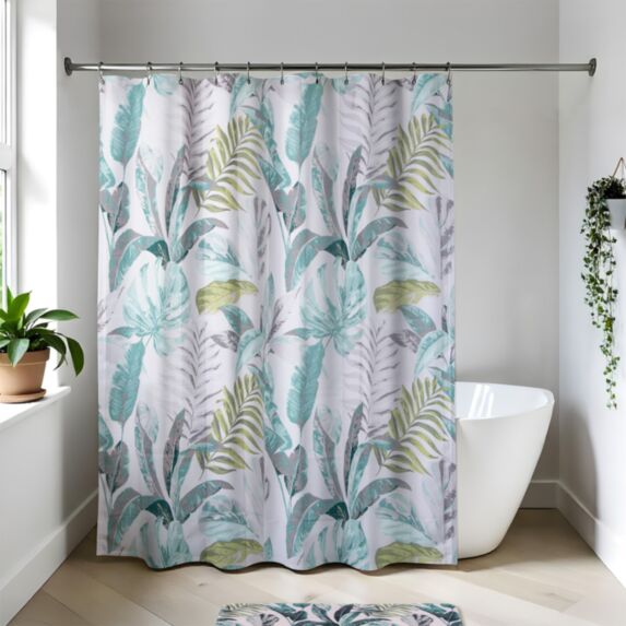 Rideau de douche PEVA 180 x 180 cm Jardin d'hiver - TENDANCE