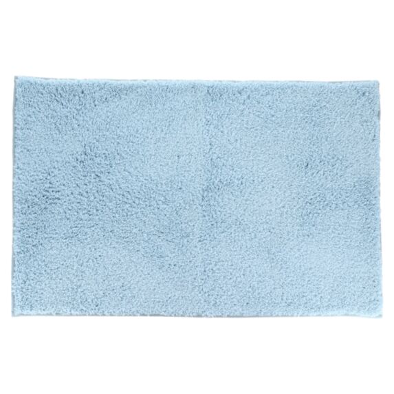 Tapis polyester 50x80cm bleu clair - TENDANCE