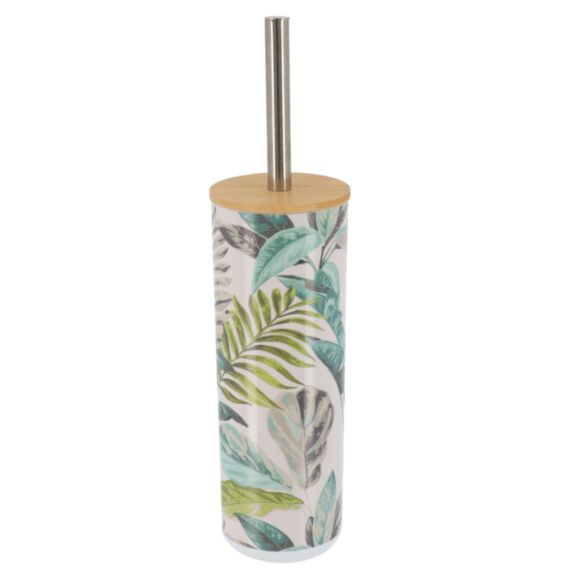 Brosse WC PS avec couvercle bambou Jardin d'hiver - TENDANCE