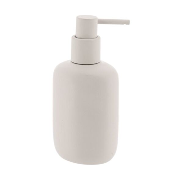 Distributeur savoir oval polyrésine 240ml Japandi beige - TENDANCE