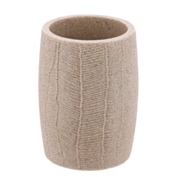 Gobelet polyrésine effet feuille 290ml naturel - TENDANCE