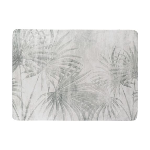 Tapis rectangulaire Oasis Souple 45x60cm Gris - TENDANCE