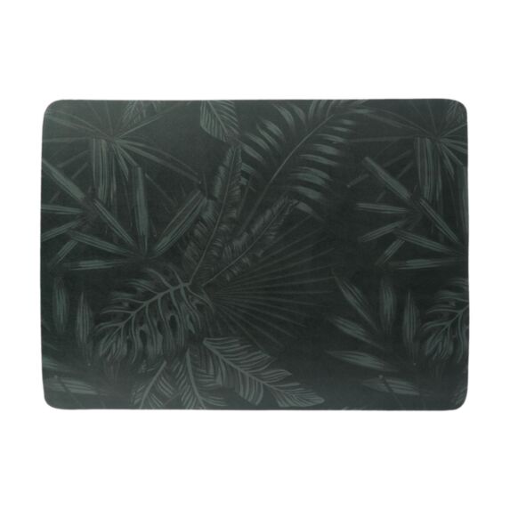 Tapis absorbant rectangulaire Essential Souple 45x60cm Vert foncé - TENDANCE