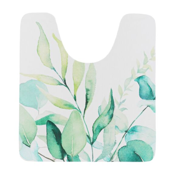 Tapis contour WC Eden Garden 45x50cm Vert - TENDANCE