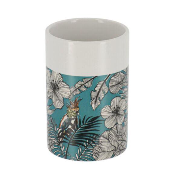 Gobelet rond dolomite jungle fever bleu - TENDANCE