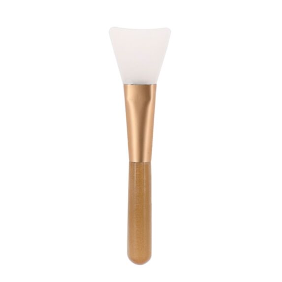 Pinceau application masque Bois Silicone 13mm Naturel - TENDANCE