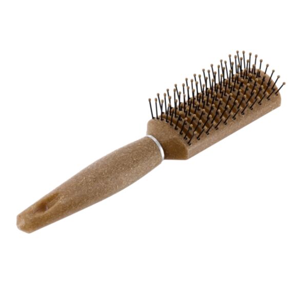 Brosse à cheveux plate rectangulaire PP/fibre de coco 3,5cm - TENDANCE