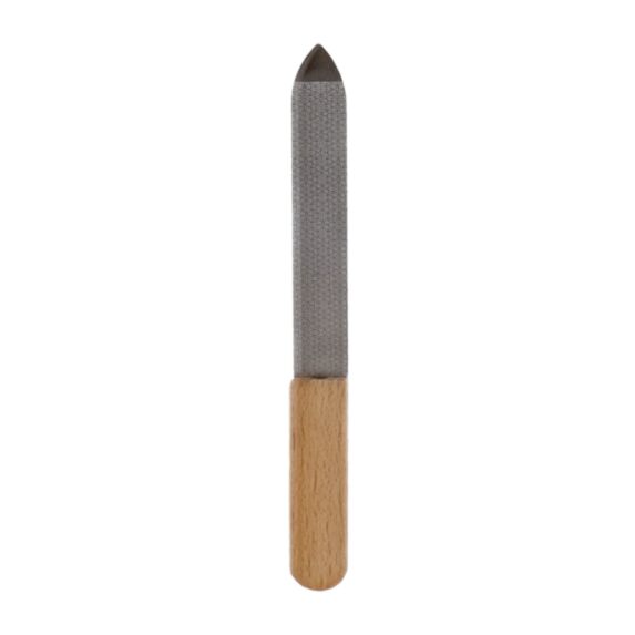 Lime à ongles Bois Acier inoxydable Naturel 0,5cm - TENDANCE