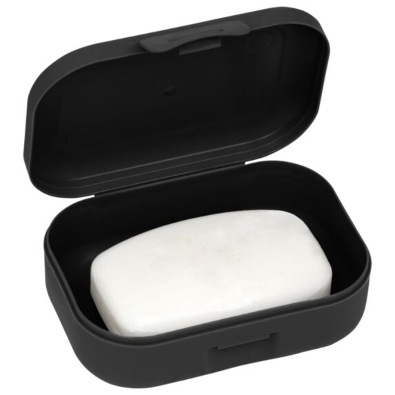 Porte-savon de voyage Plastique Noir 8cm - TENDANCE