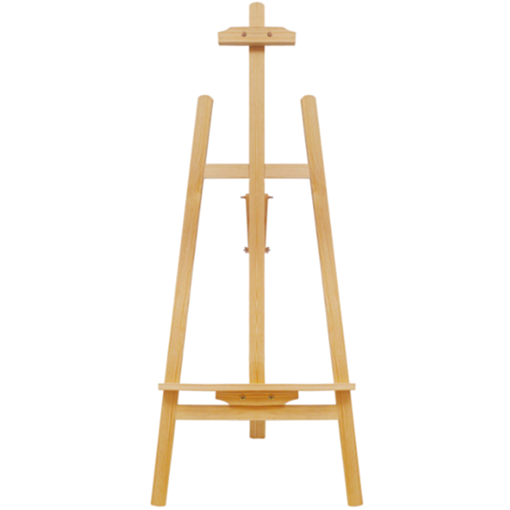 Chevalet Expopro 120 cm sur table bois naturel - AMT