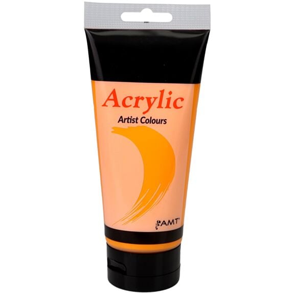 Peinture acrylique tube 200 mL cadmium jaune foncé - FEVICRYL