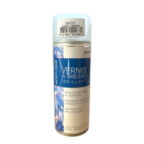 Aérosol Vernis Acrylique à tableau brillant 330ml