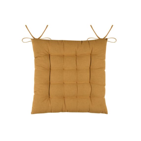 Assise matelassée Duo 38 x 38 cm curry - STOF