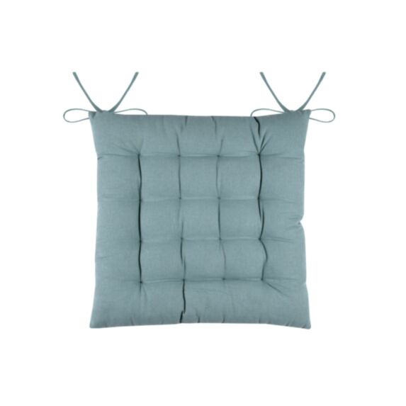 Assise matelassée Duo 38 x 38 cm jade - STOF