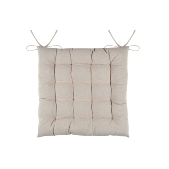 Assise matelassée Duo 38 x 38 cm beige - STOF
