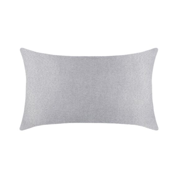 Coussin polyester Copenhague 30 x 50 cm cotelé gris perle - LOVELY CASA