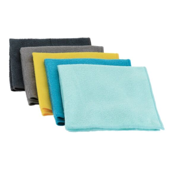 Lot de 5 lavettes 38x38cm multicolores - TENDANCE