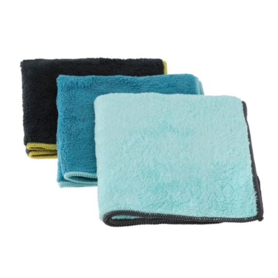 Set de 3 lavettes microfibre 36x36cm pour dépoussiérage - TENDANCE