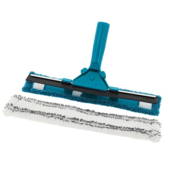 Raclette à vitres adaptable sur manche 2 housses microfibre - TENDANCE