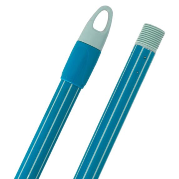 Manche métal fixe 130cm Ø2,6cm bleu - TENDANCE