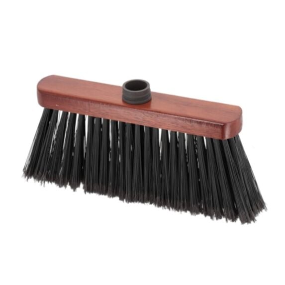 Tête de balai intérieur 29cm acajou/noir - TENDANCE