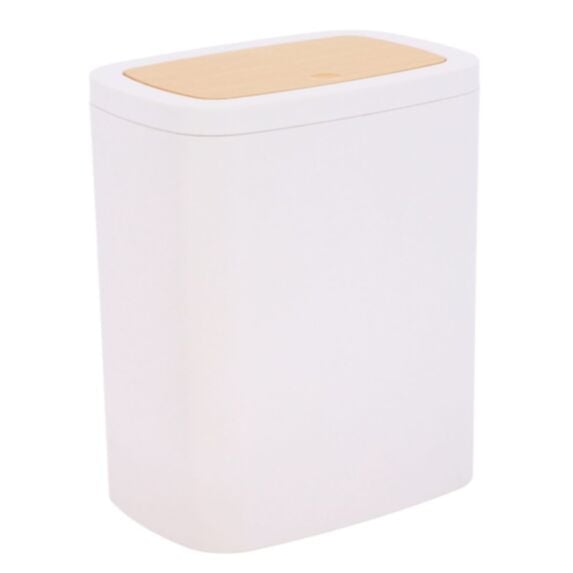 Tapis de salle de bains contour WC caoutchouc 45x50cm beige - TENDANCE