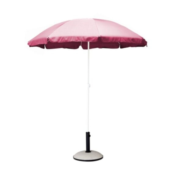Parasol aluminium/fibre Beach 250cm inclinable multicolore - PROLOISIRS