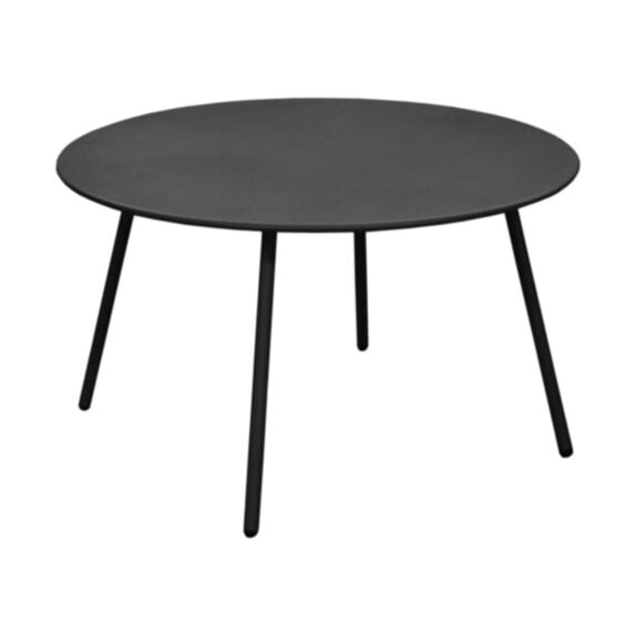 Table basse Rio acier Ø70 graphite - PROLOISIRS