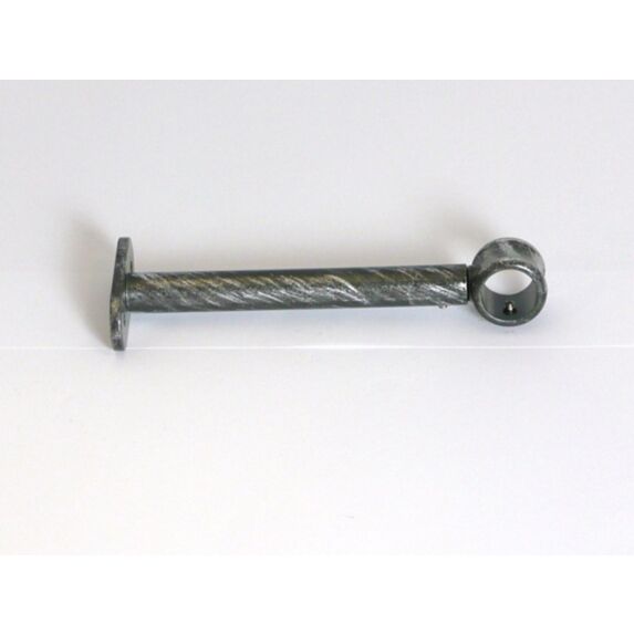 Lot de 2 supports simple ⌀ 20 150 mm - noir/argent