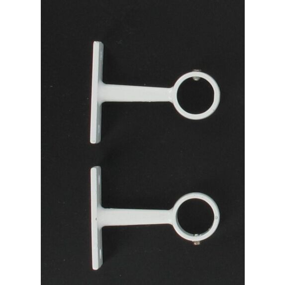 Lot de 2 supports courts ⌀ 16 - blanc