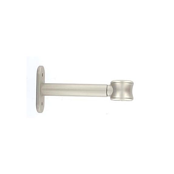 Lot de 2 supports simple ⌀ 20 90 mm - argent mat